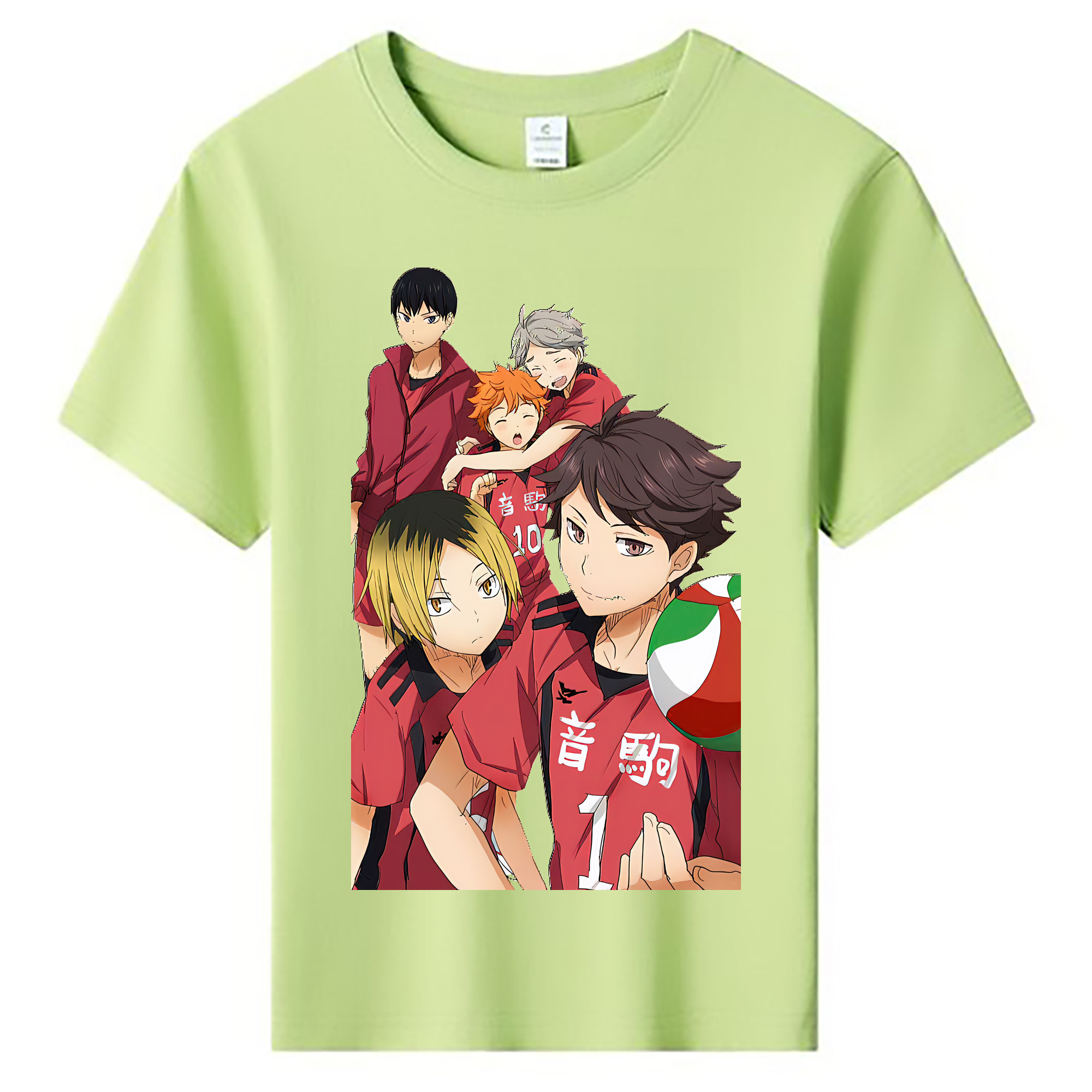 （画像用） ハイキュー!! Haikyu!! 綿100％キッズTシャツ（フロントプリント）